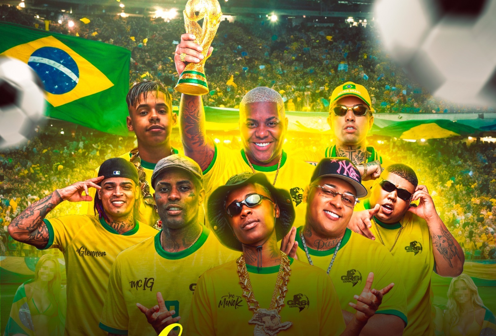 “Jogo da Seleção” reúne estrelas do funk em single que embala o clima de Copa dentro e fora das ruas